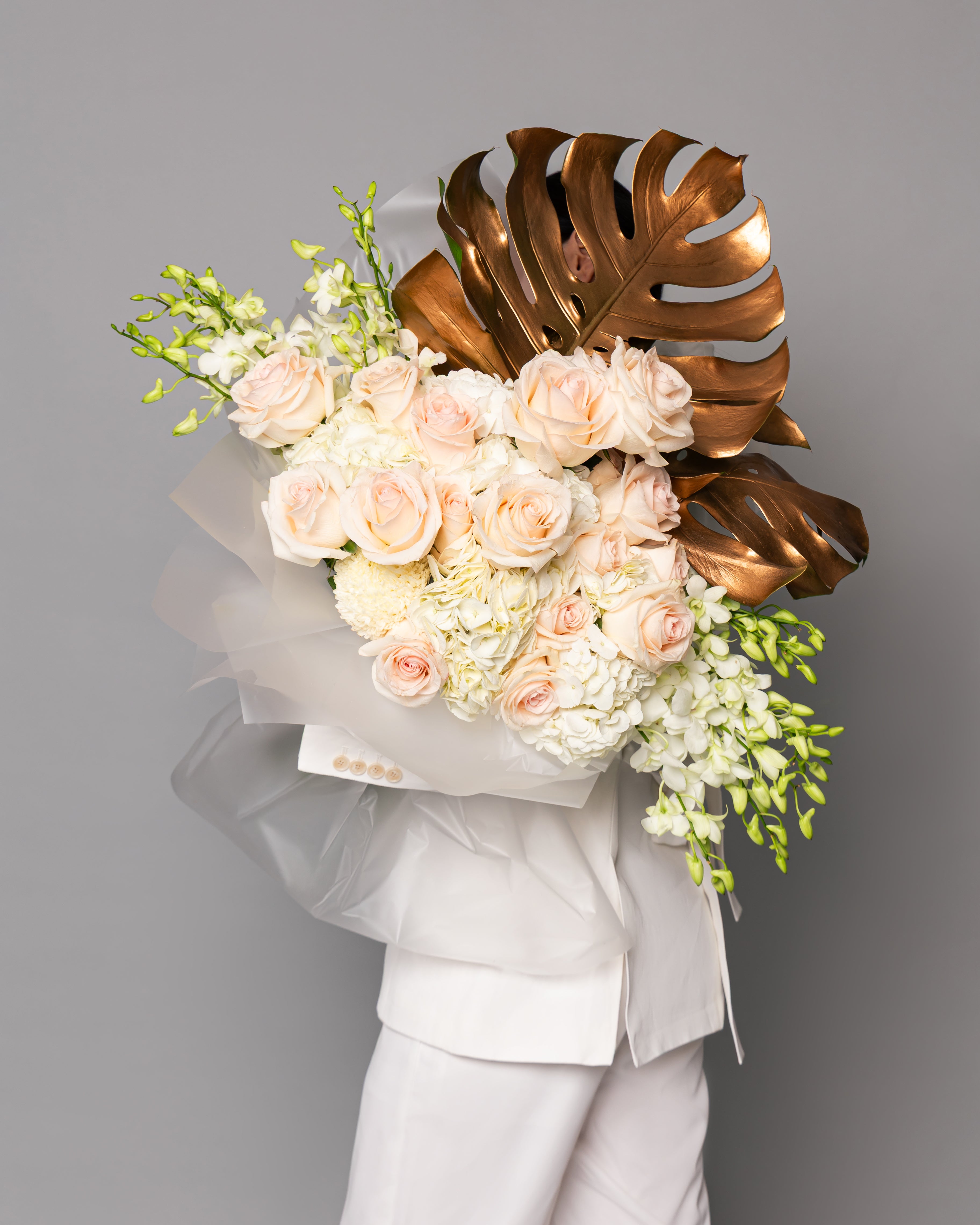 Glided Roses The Gilded Rose – Pure Flower Boutique
